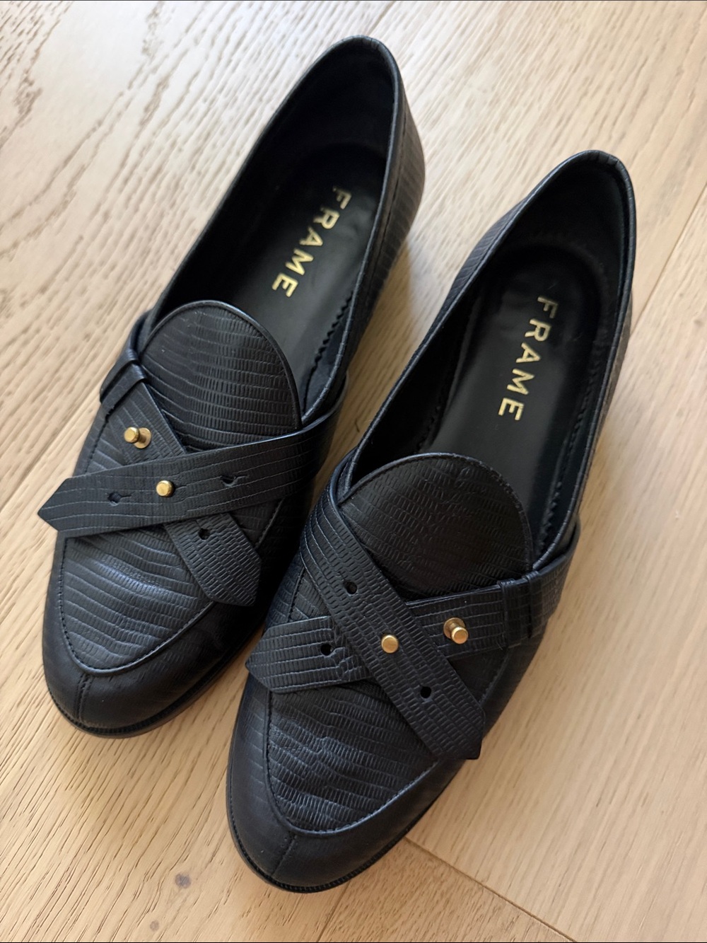 FRAME Women's Le Larchmont Strap Leather Loafer
